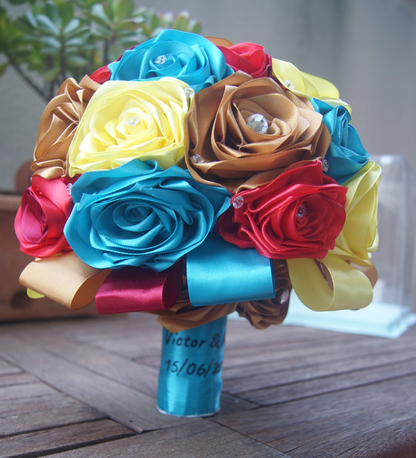Ramo de Flores de Tela Personalizado