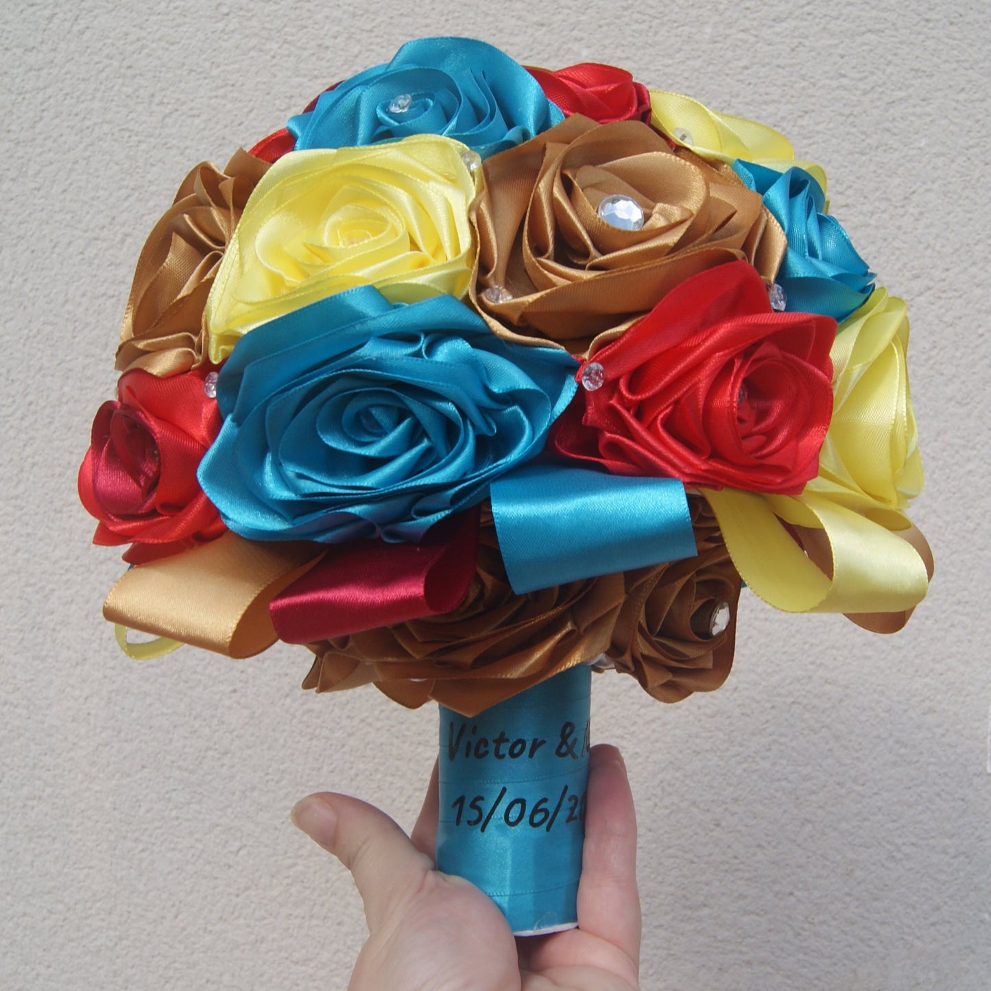 Ramo de Flores de Tela Personalizado